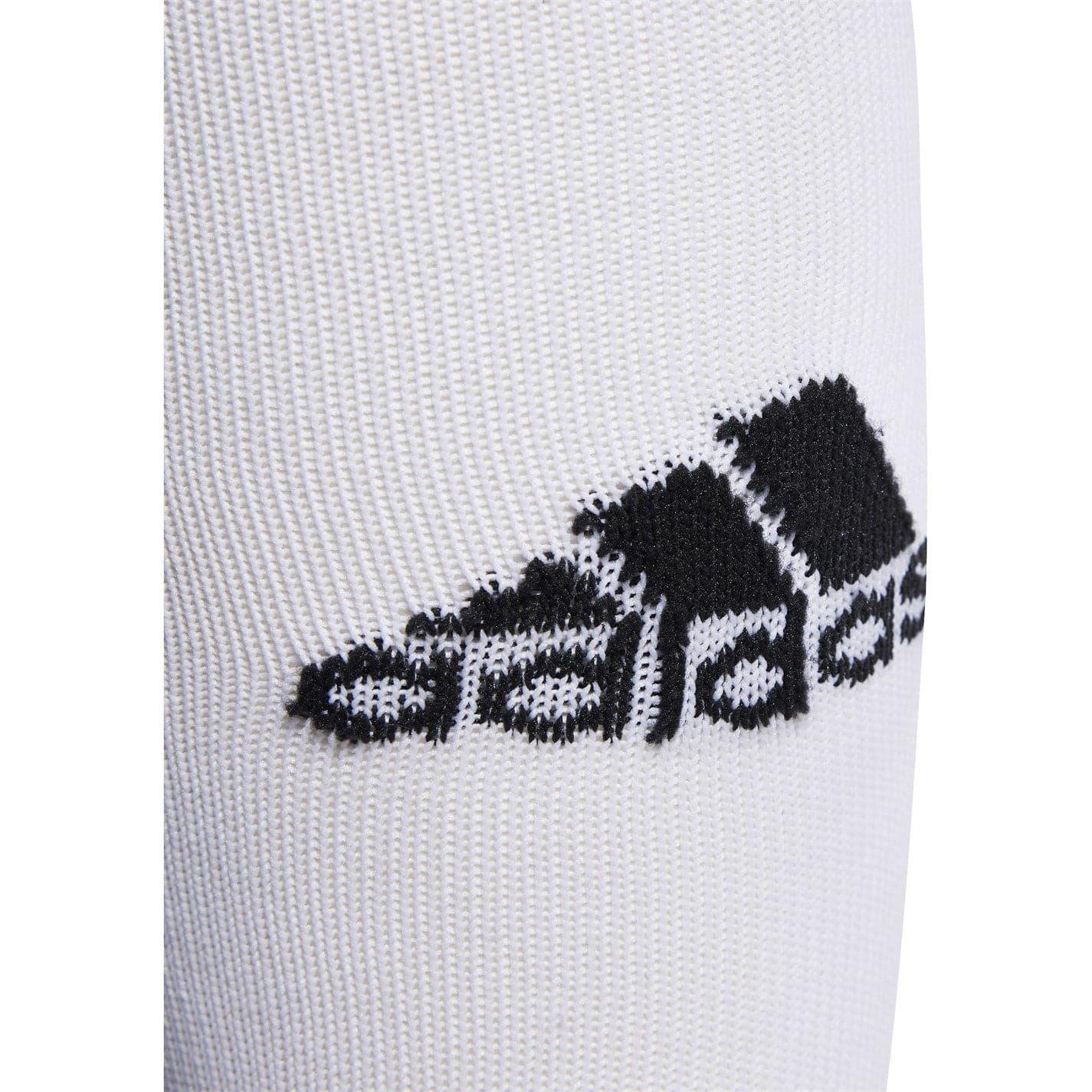 White-Black - Back - Adidas Mens Santos Football Socks