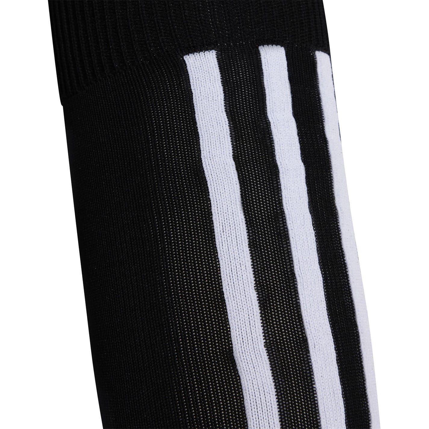 Black-White - Back - Adidas Mens Santos Football Socks
