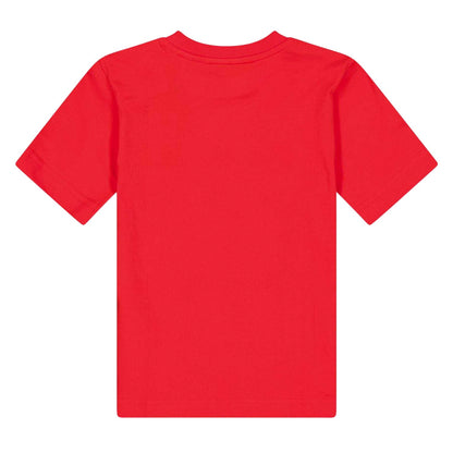 Ruby Red - Back - Adidas Childrens-Kids Switzerland Performance T-Shirt