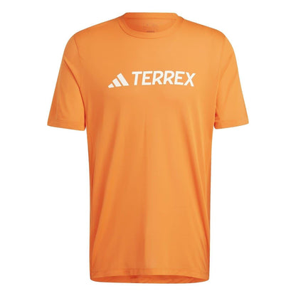Impact Orange - Front - Adidas Mens Terrex Multi Endurance Logo T-Shirt