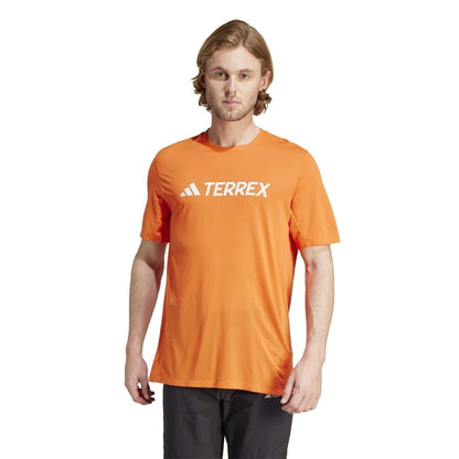Impact Orange - Lifestyle - Adidas Mens Terrex Multi Endurance Logo T-Shirt