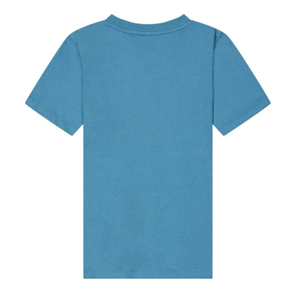 Storm Blue - Back - Lyle & Scott Childrens-Kids Embroidered Logo Regular T-Shirt