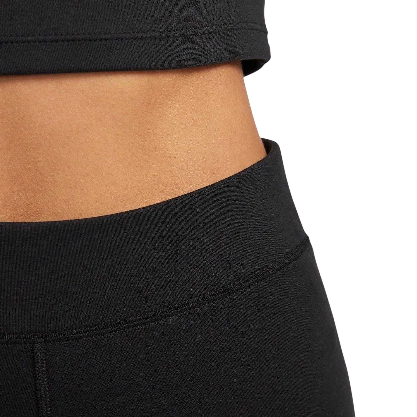 Black - Side - Nike Womens-Ladies Sportswear Essential Cycling Shorts