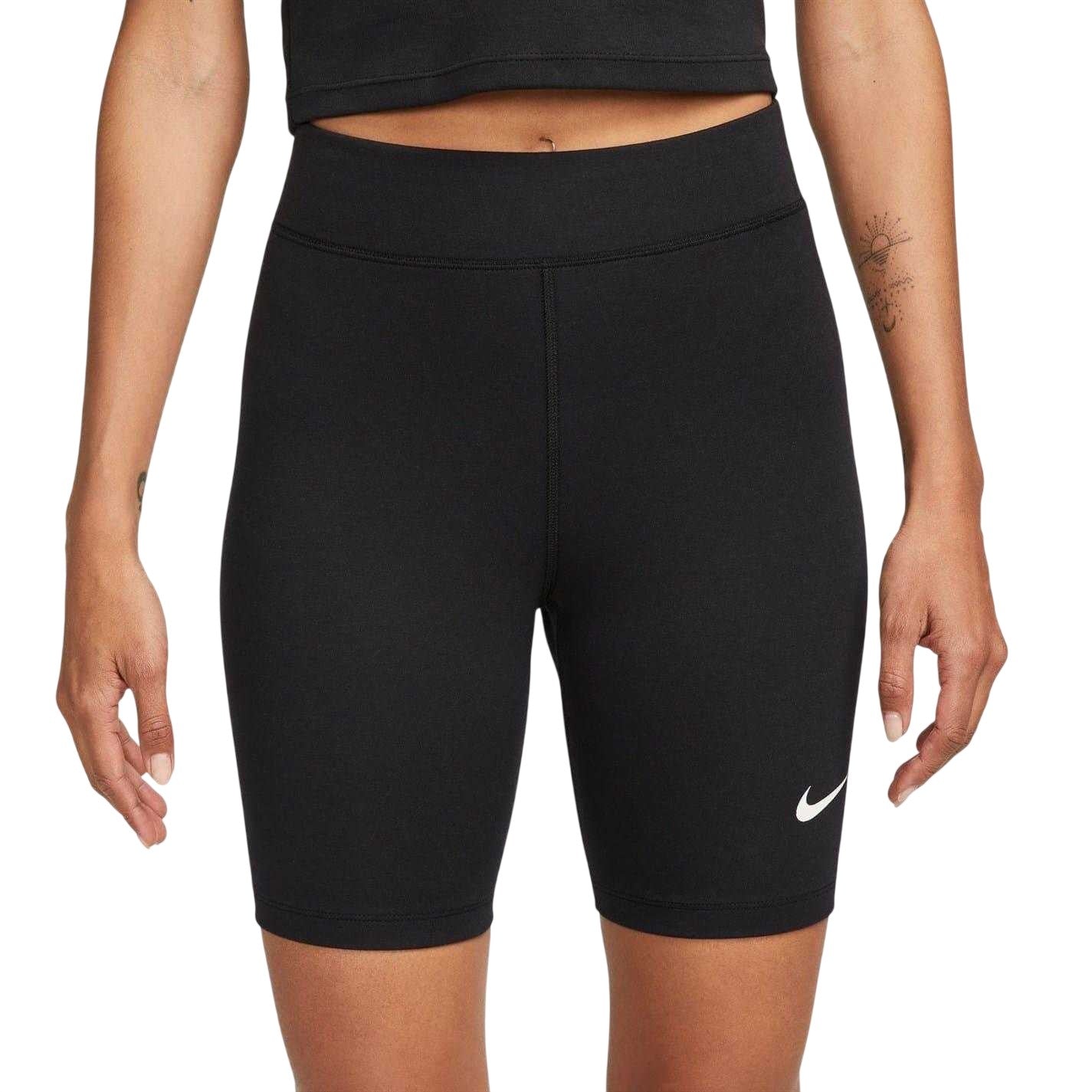 Black - Front - Nike Womens-Ladies Sportswear Essential Cycling Shorts