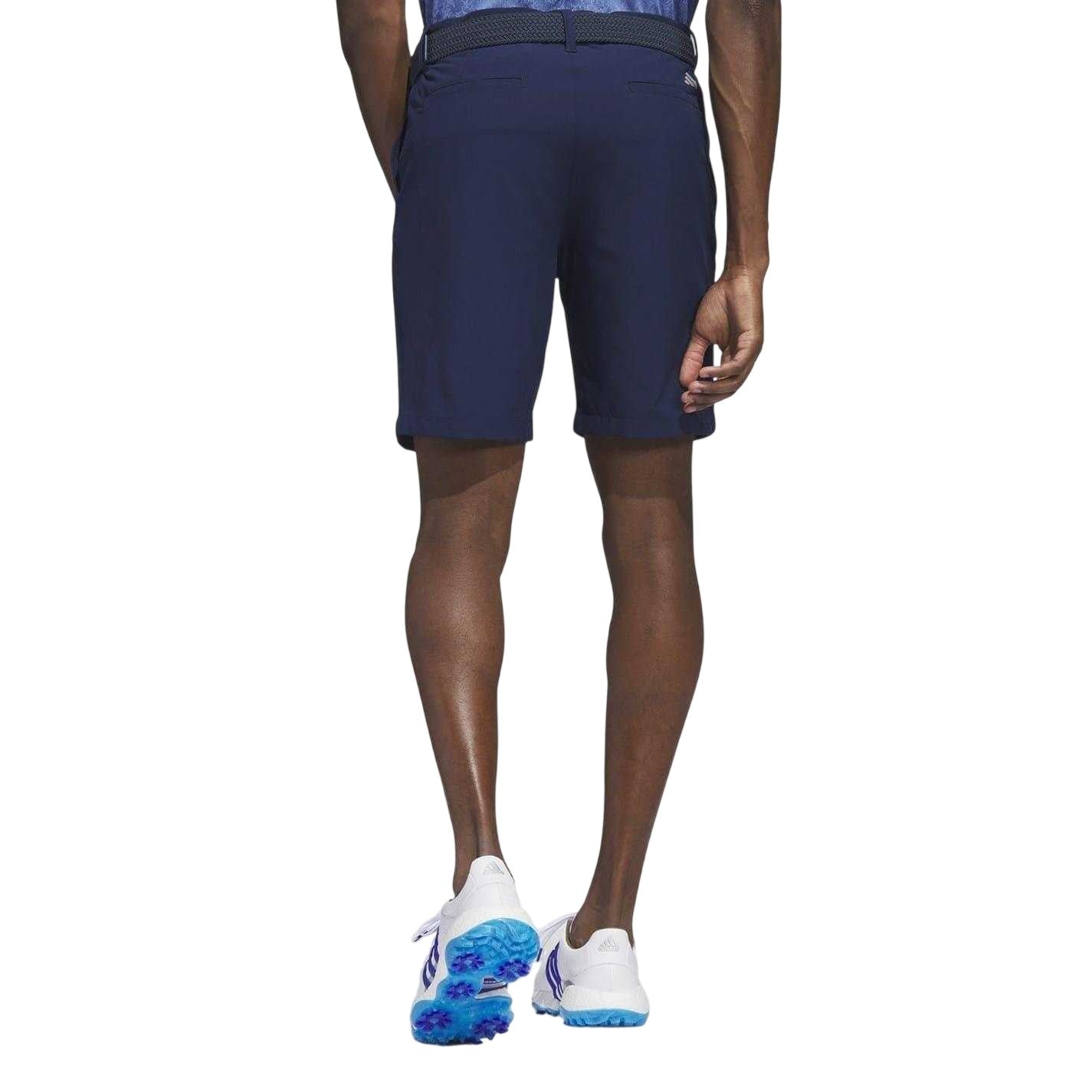 Navy - Back - Adidas Mens Ultimate 365 Golf Shorts