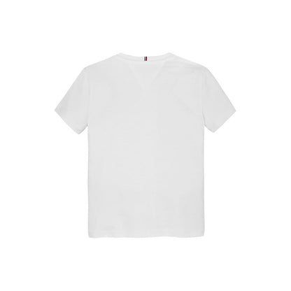 White - Back - Tommy Hilfiger Childrens-Kids Script Regular T-Shirt