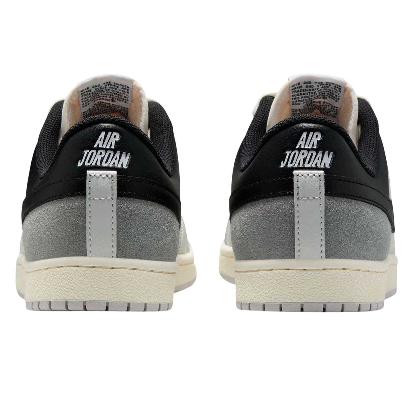 Black-White - Back - Nike Mens Air Jordan Skyline Leather Trainers