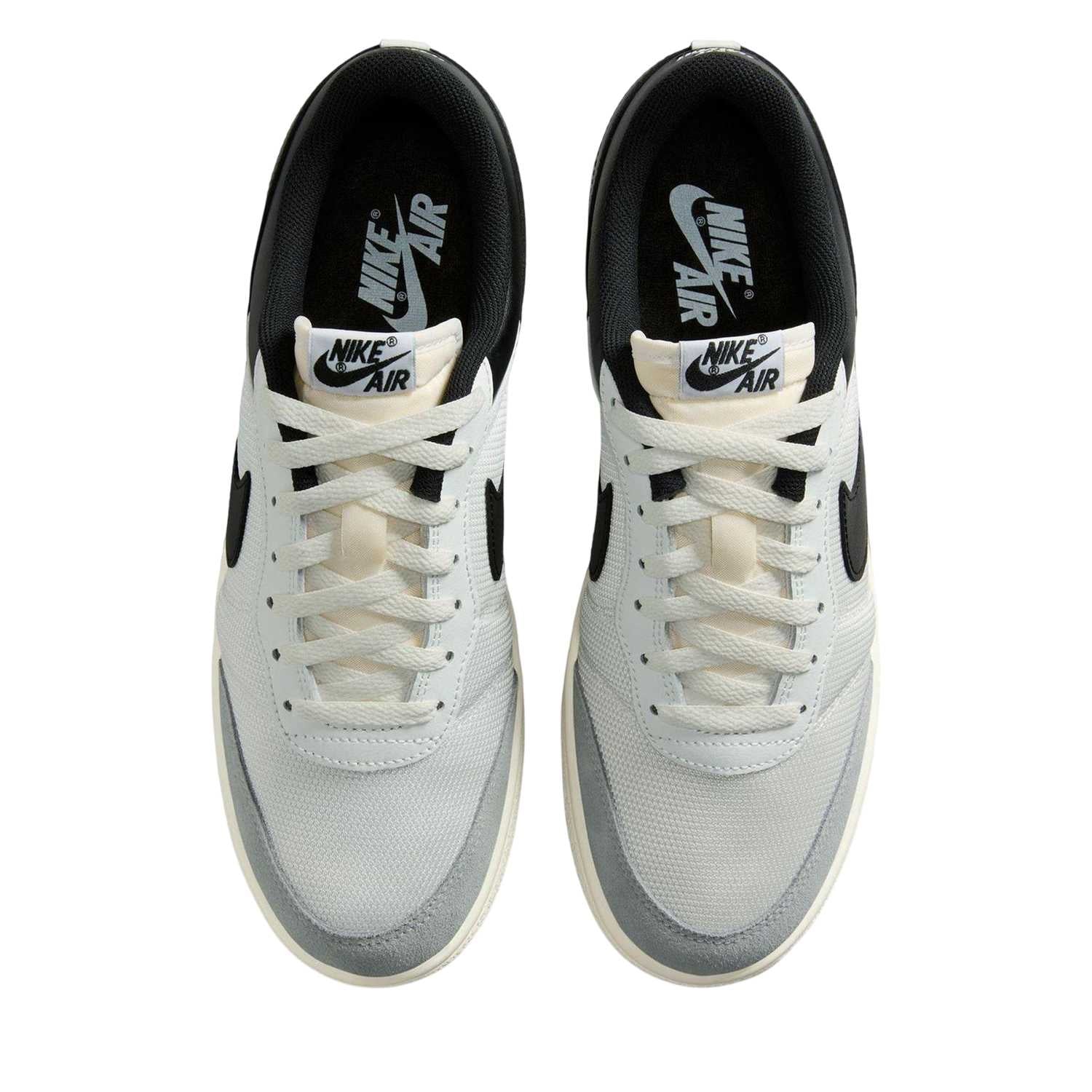 Black-White - Side - Nike Mens Air Jordan Skyline Leather Trainers