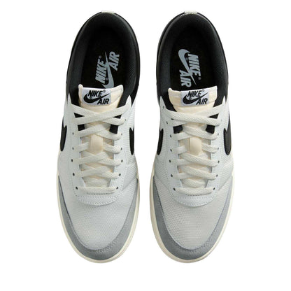 Black-White - Side - Nike Mens Air Jordan Skyline Leather Trainers