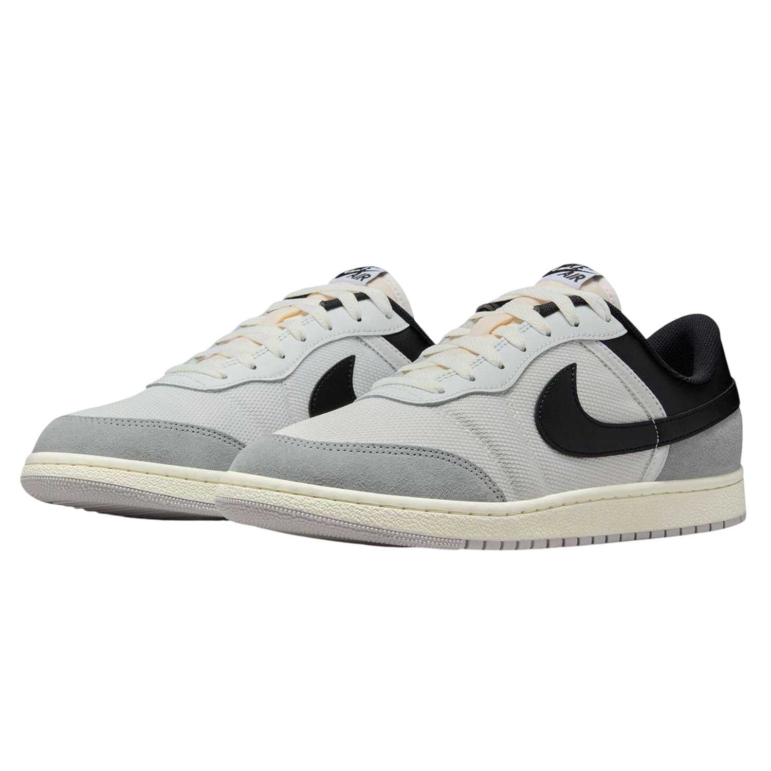 Black-White - Lifestyle - Nike Mens Air Jordan Skyline Leather Trainers