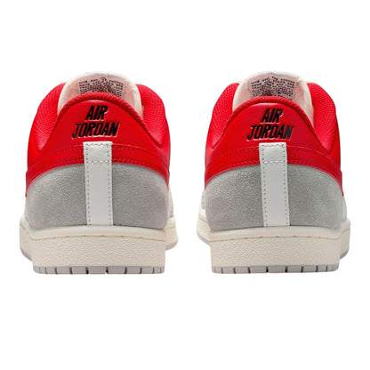 Red - Back - Nike Mens Air Jordan Skyline Leather Trainers