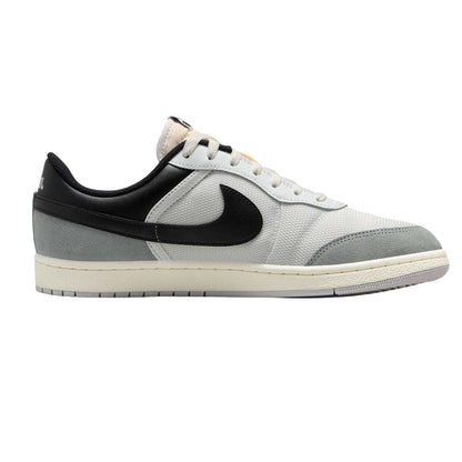 Black-White - Front - Nike Mens Air Jordan Skyline Leather Trainers