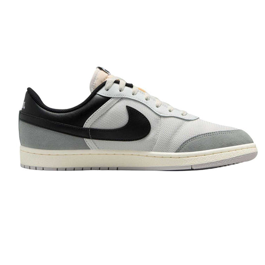 Black-White - Front - Nike Mens Air Jordan Skyline Leather Trainers