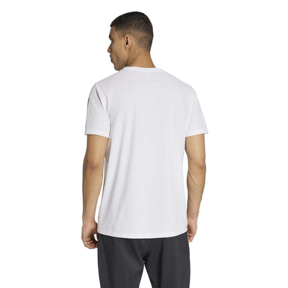 White - Back - Adidas Mens Own The Run T-Shirt