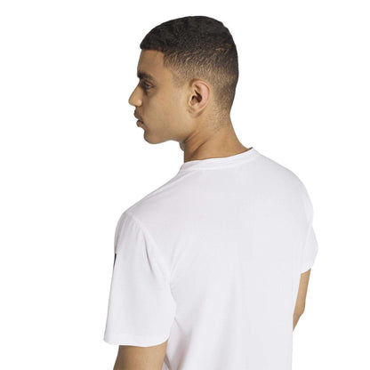 White - Side - Adidas Mens Own The Run T-Shirt