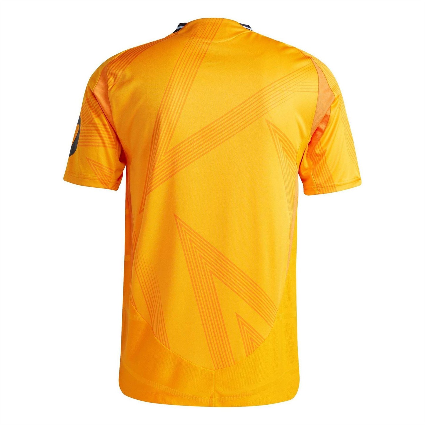 Orange - Back - Adidas Mens Authentic 24-25 Real Madrid CF Away Jersey