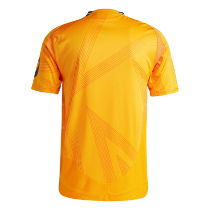 Orange - Back - Adidas Mens Authentic 24-25 Real Madrid CF Away Jersey