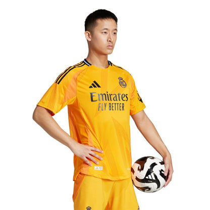 Orange - Pack Shot - Adidas Mens Authentic 24-25 Real Madrid CF Away Jersey