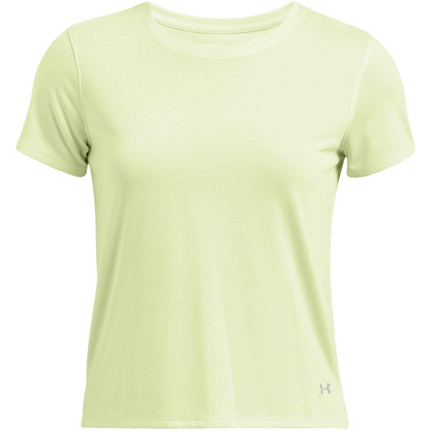 Green - Front - Under Armour Womens-Ladies Streaker Running Top