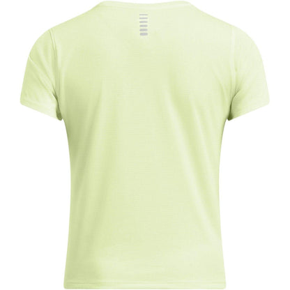 Green - Back - Under Armour Womens-Ladies Streaker Running Top