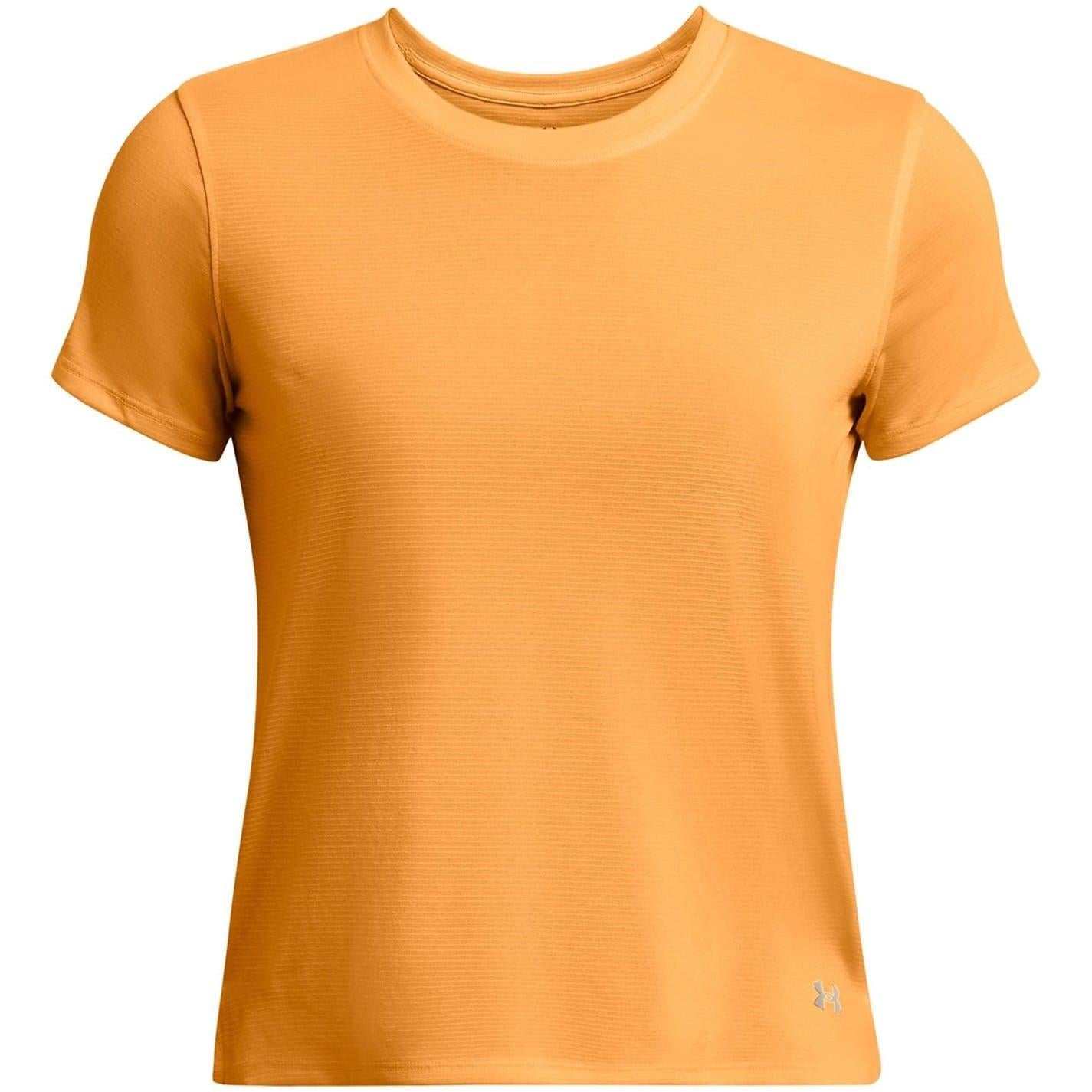 Orange - Front - Under Armour Womens-Ladies Streaker Running Top