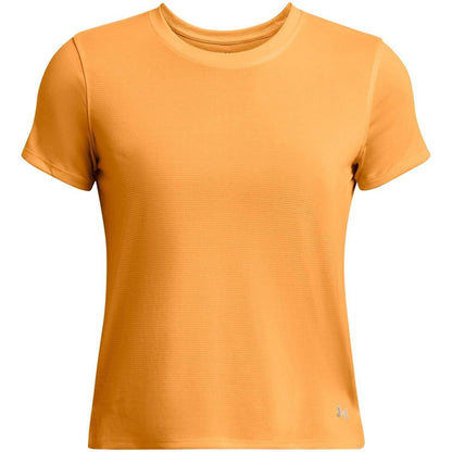 Orange - Front - Under Armour Womens-Ladies Streaker Running Top