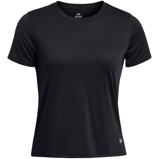 Black - Front - Under Armour Womens-Ladies Streaker Running Top