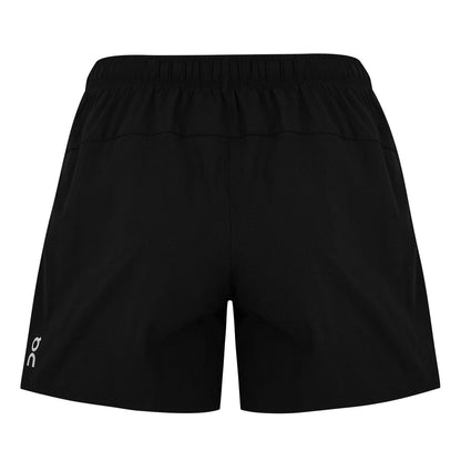 Black - Back - On Running Womens-Ladies Essential Shorts