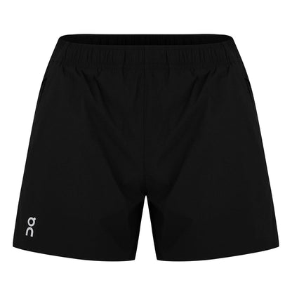 Black - Front - On Running Womens-Ladies Essential Shorts