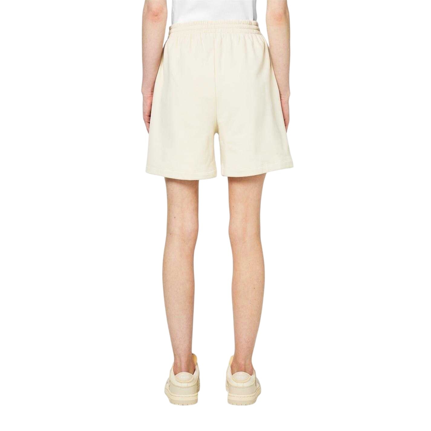 Beige - Back - Pangaia Womens-Ladies 365 Sweat Shorts