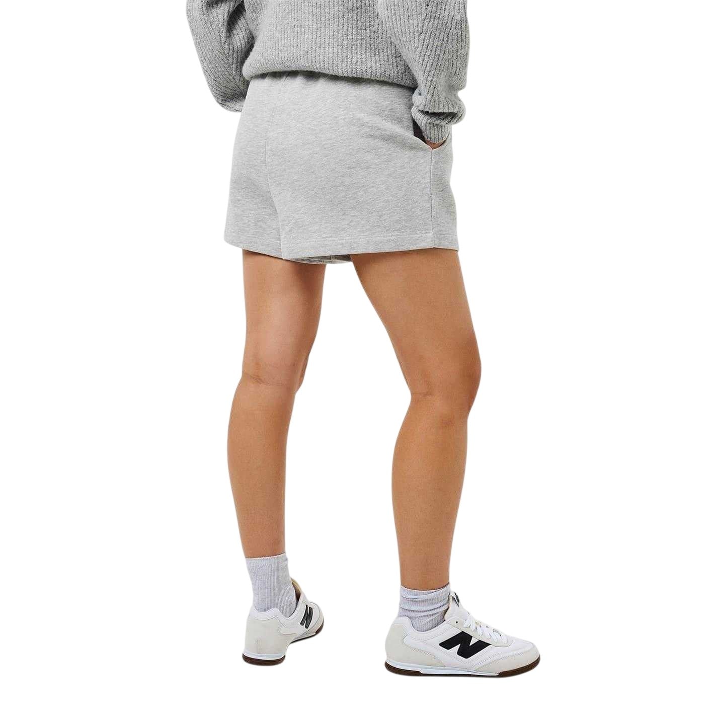Grey Marl - Back - Jack Wills Womens-Ladies Slouchy Sweat Shorts