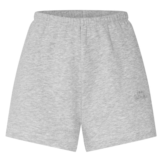 Grey Marl - Front - Jack Wills Womens-Ladies Slouchy Sweat Shorts