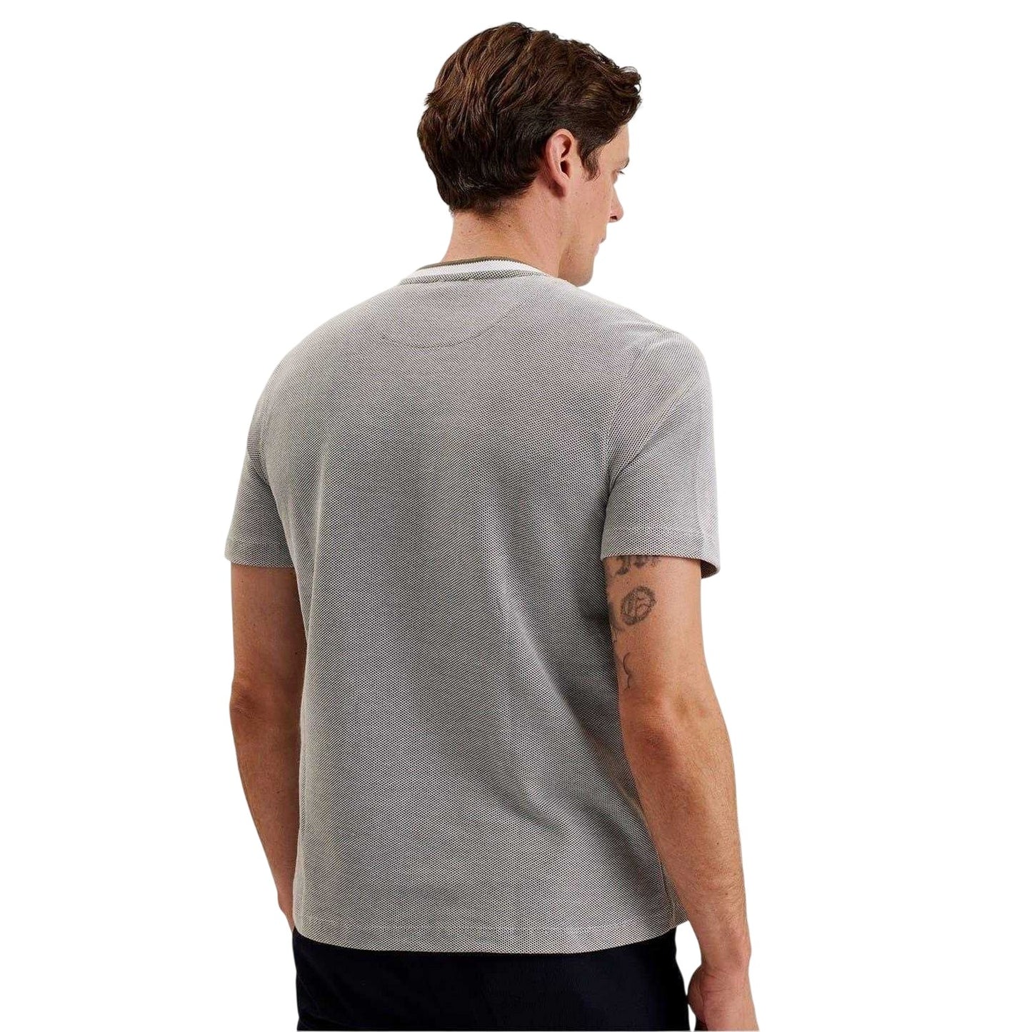 Olive - Back - Ted Baker Mens Arlon Regular T-Shirt