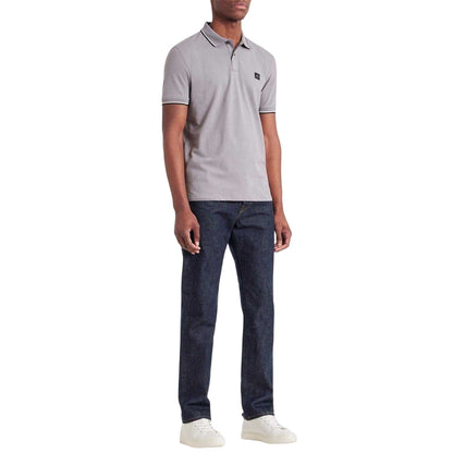Grey - Lifestyle - Paul Smith Mens Patch Cotton Logo Polo Shirt