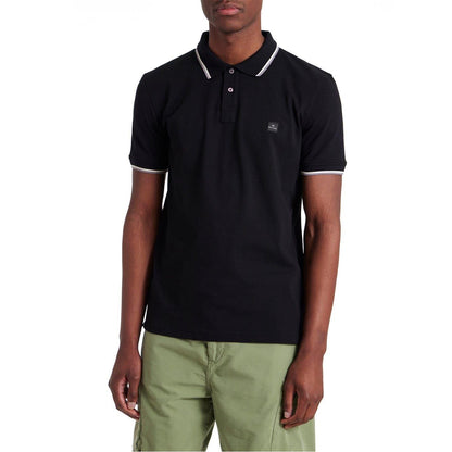 Black - Lifestyle - Paul Smith Mens Patch Cotton Logo Polo Shirt