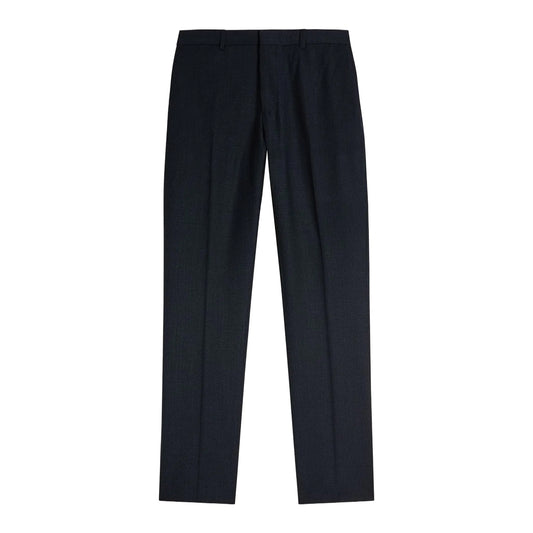 Navy - Front - Ted Baker Mens Forbyts Puppytooth Trousers