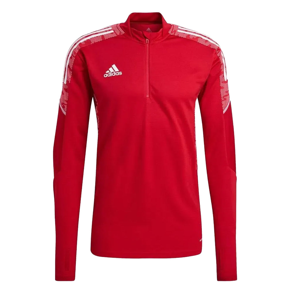 Red - Front - Adidas Mens Condivo 21 PrimeBlue Presentation Track Top