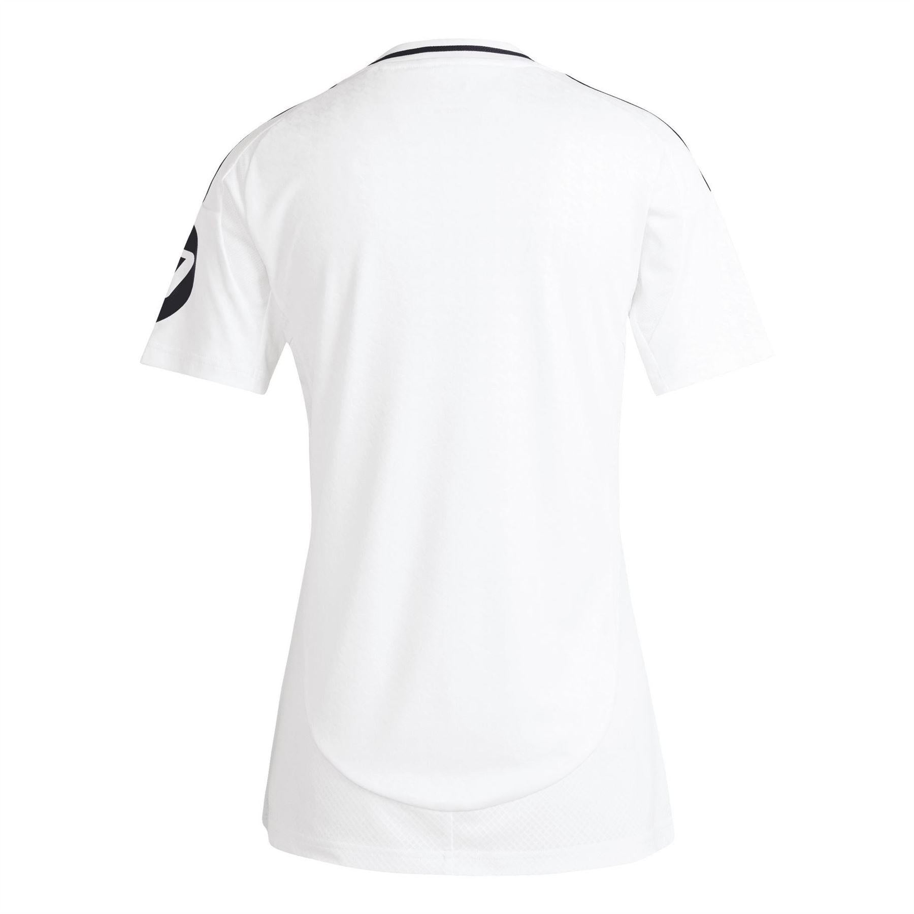 White - Back - Adidas Womens-Ladies 24-25 Real Madrid CF Home Jersey