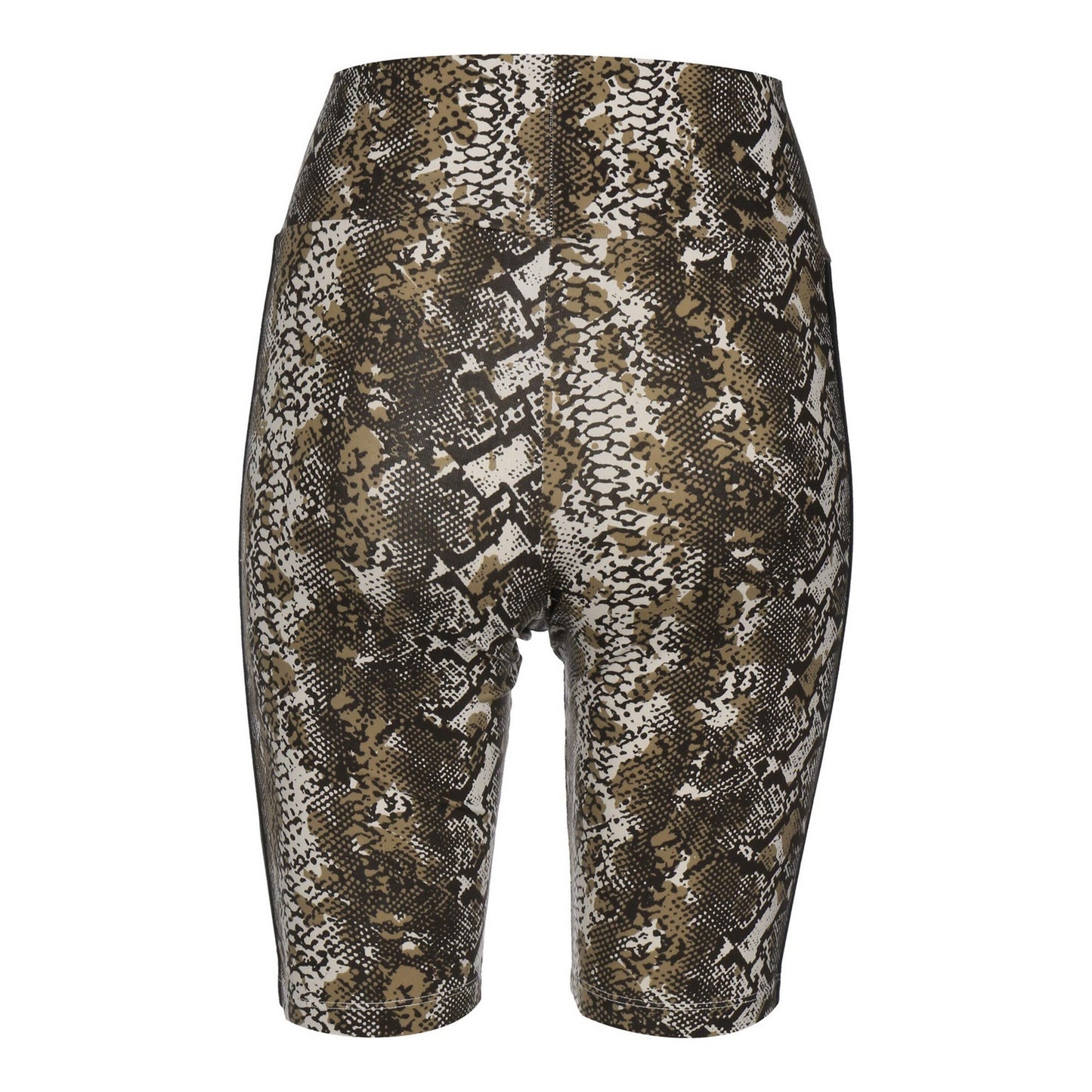 White Snake - Back - Adidas Womens-Ladies Originals Snake Print Cycling Shorts