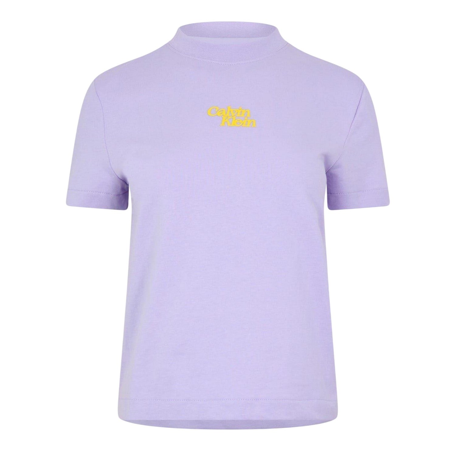 Lavender - Front - Calvin Klein Womens-Ladies Regular T-Shirt