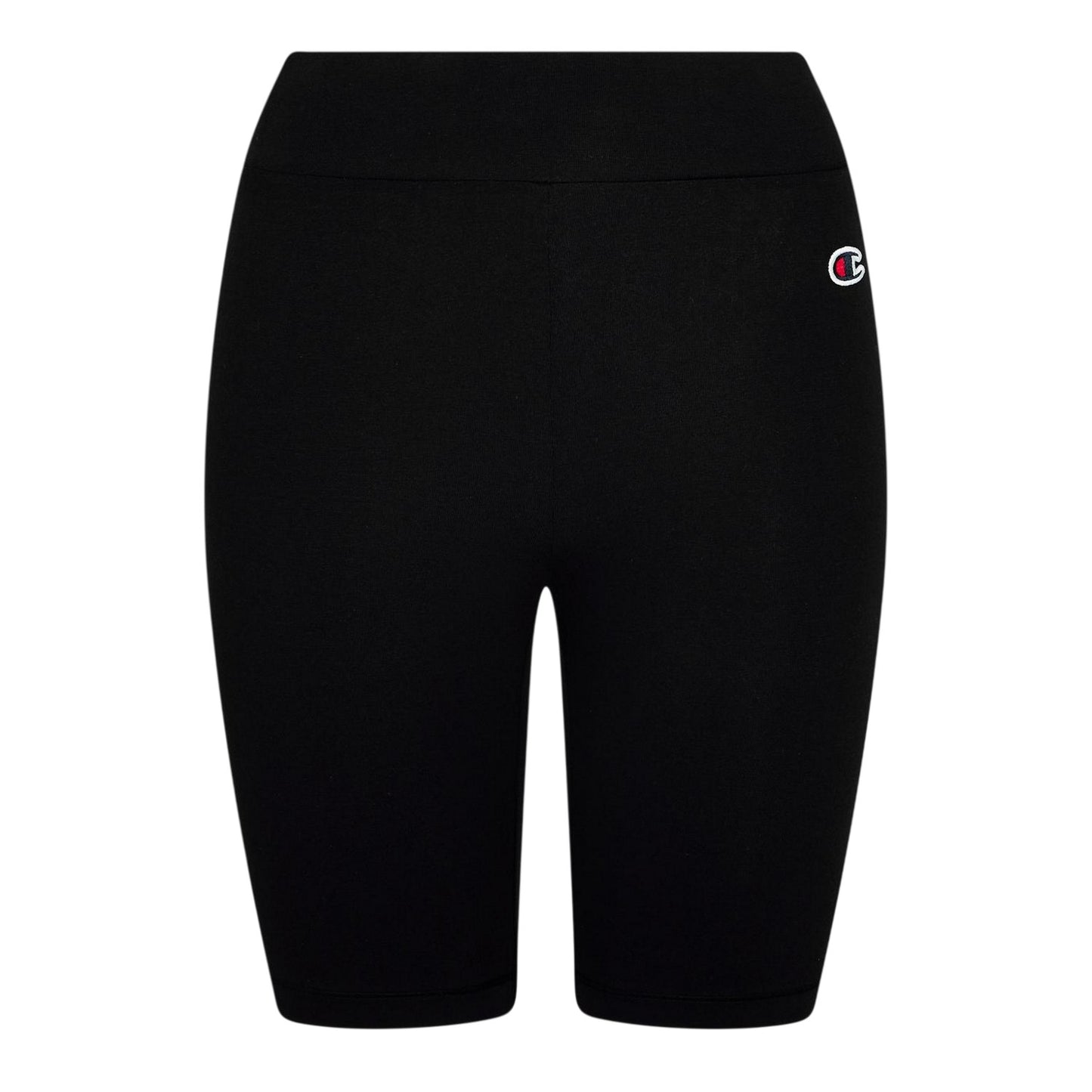 Black - Front - Champion Womens-Ladies Slim Athletic Shorts