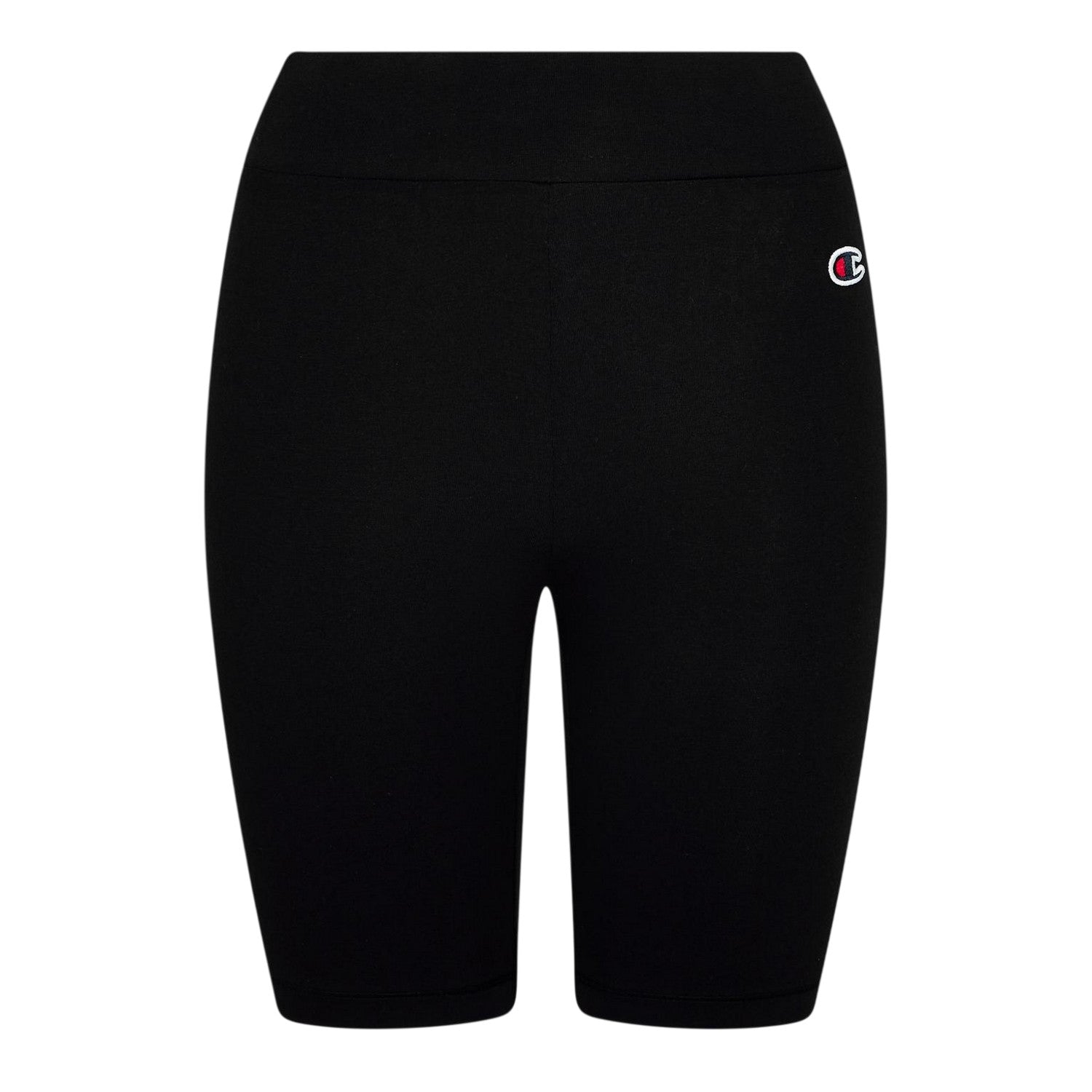 Black - Front - Champion Womens-Ladies Slim Athletic Shorts