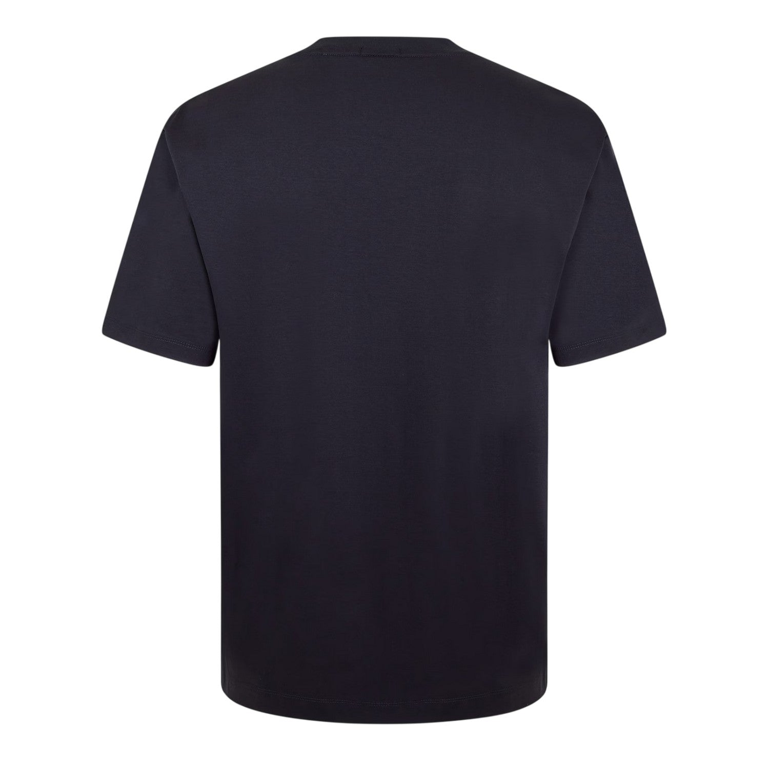 Dark Blue - Back - Boss Mens Taut Minimalist Logo T-Shirt