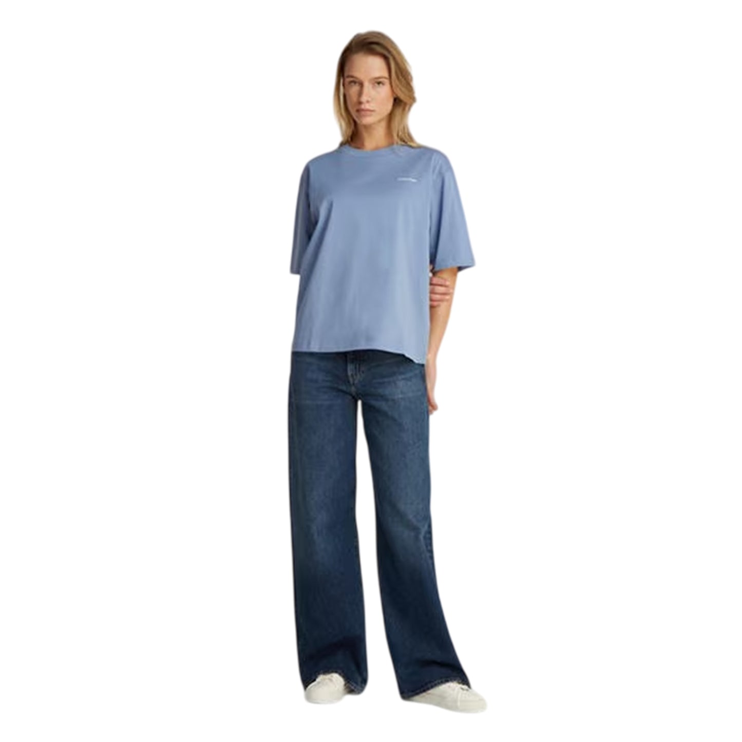 English Manor - Side - Calvin Klein Womens-Ladies Oversized T-Shirt