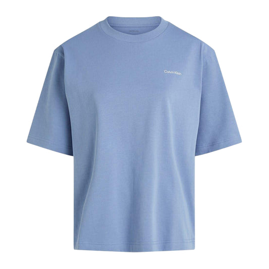 English Manor - Front - Calvin Klein Womens-Ladies Oversized T-Shirt