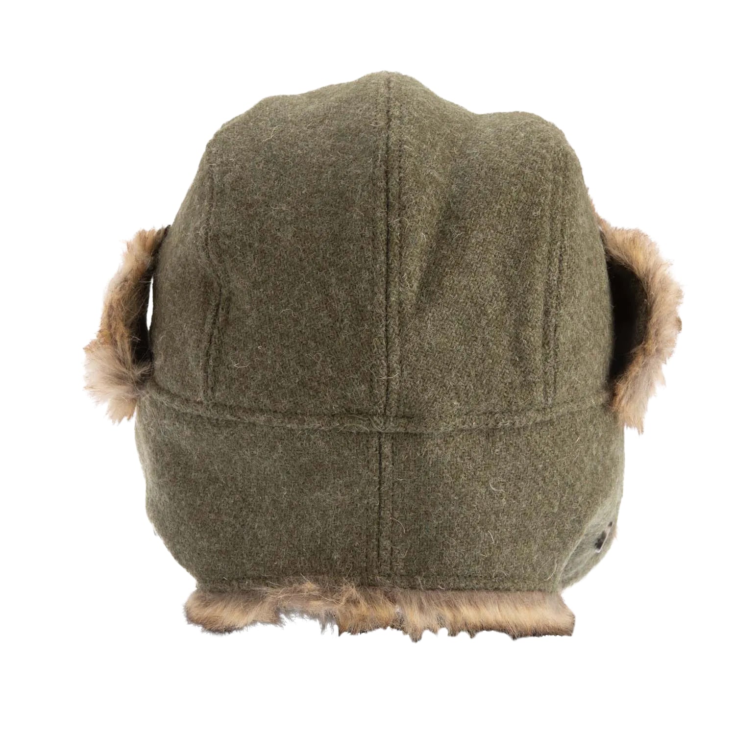 Green - Back - New Era Mens Harris Tweed Trapper Hat