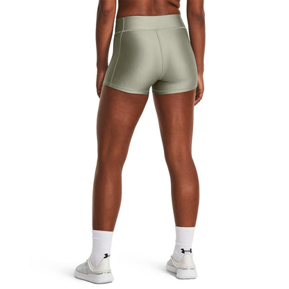 Green - Back - Under Armour Womens-Ladies HeatGear Shorts
