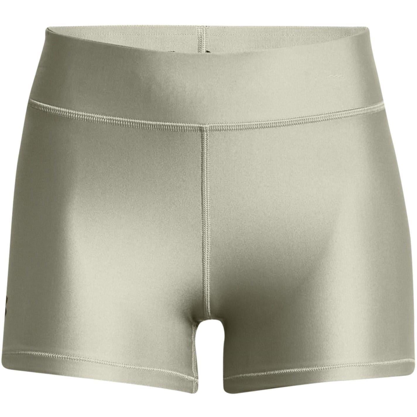 Green - Front - Under Armour Womens-Ladies HeatGear Shorts