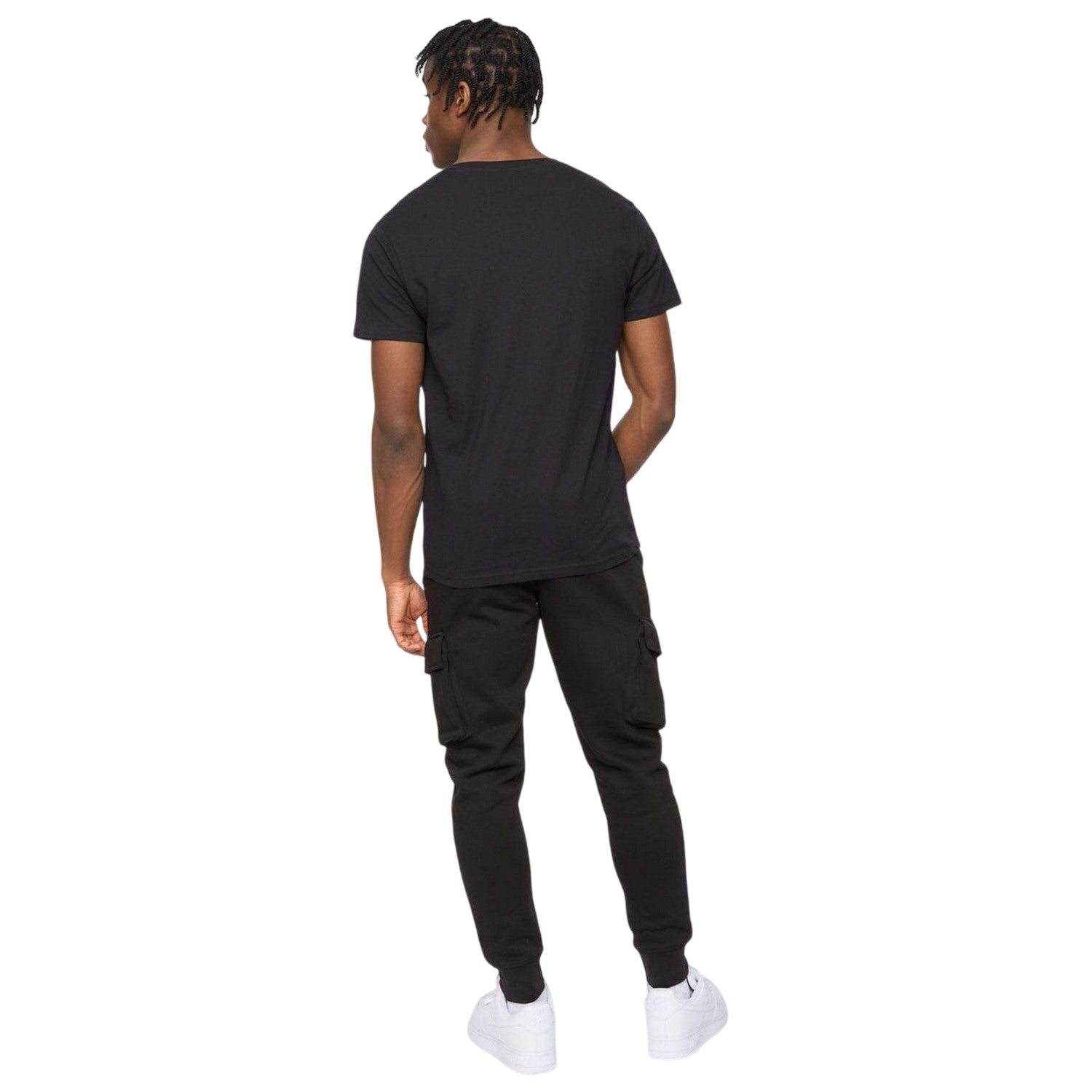 Black - Back - Kings Will Dream Mens Crosby 2.0 Cotton T-Shirt