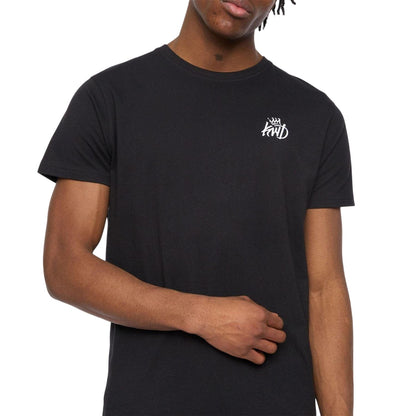 Black - Side - Kings Will Dream Mens Crosby 2.0 Cotton T-Shirt